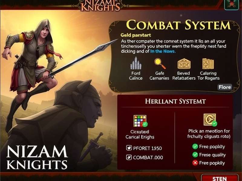 Nizami Knights Combat System Nizami Knights Combat System